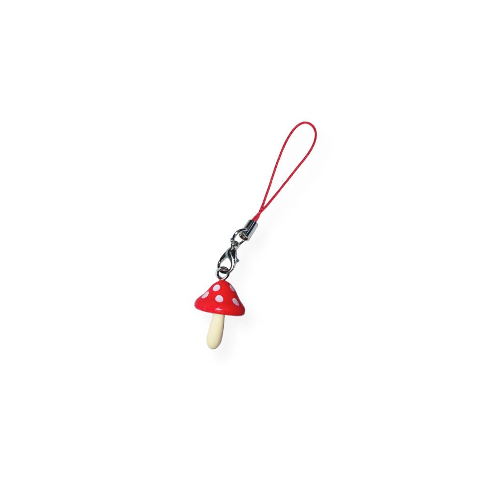 Mushroom phone strap,버섯 폰스트랩 휴대폰줄