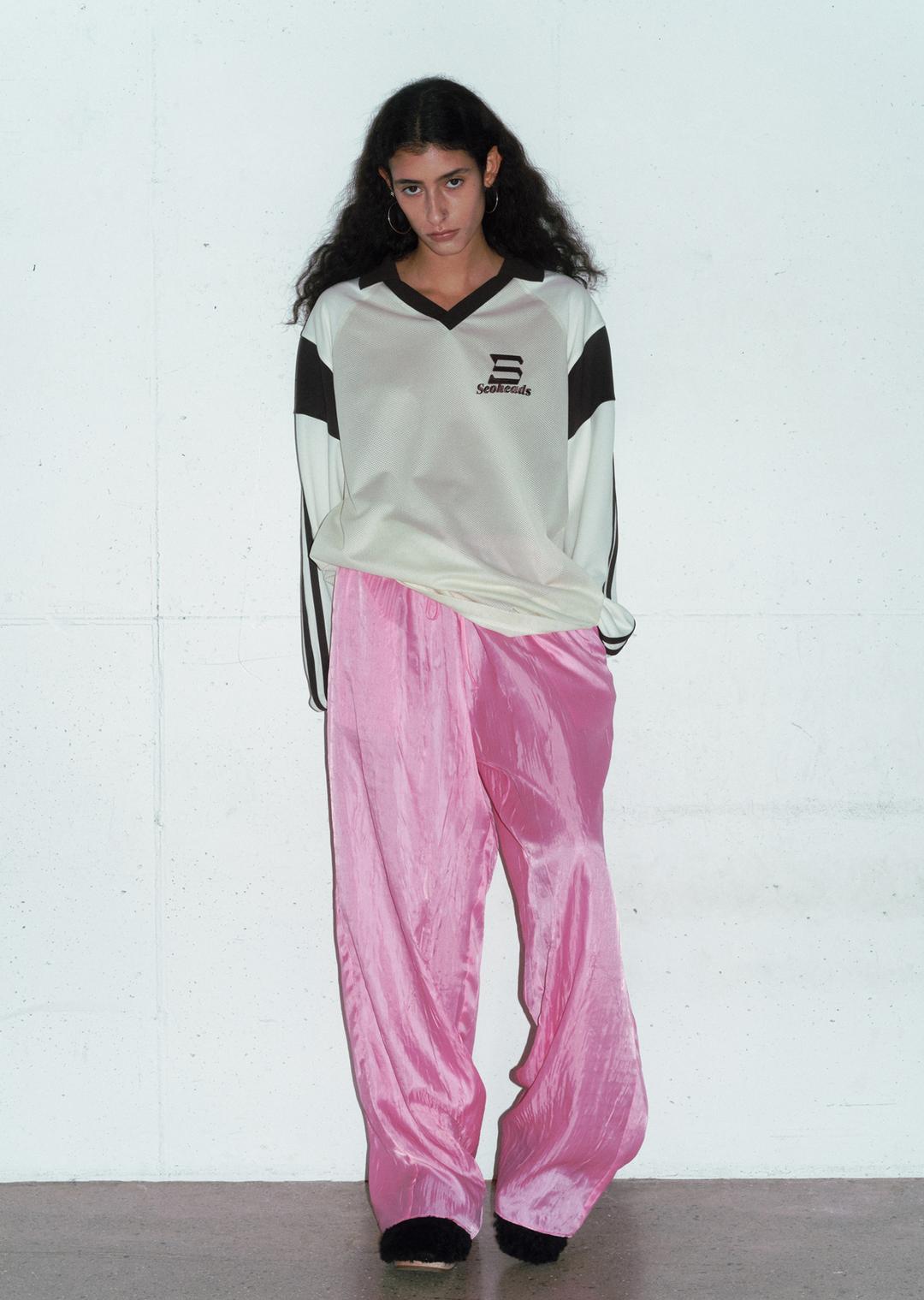 CRINKLE LINING EASY PANTS