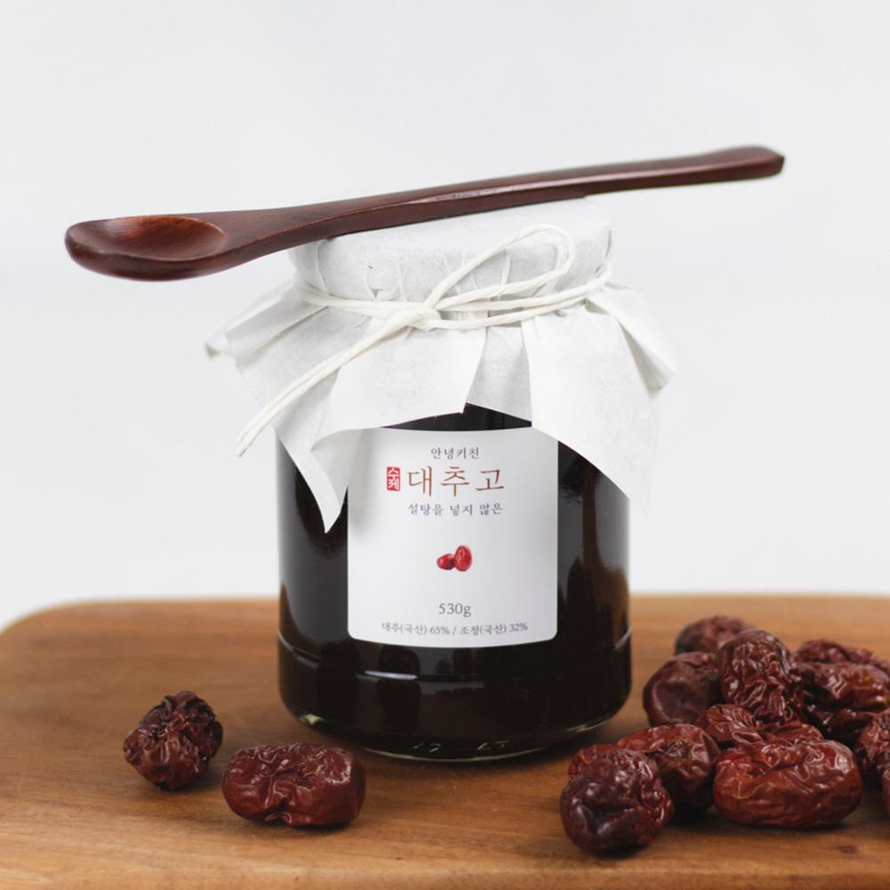 무설탕 대추고 수제 대추청 대추차 530g 대추잼 대추라떼 답례품 안녕키친(국내산) [원산지:국산(경기도 시흥시)]