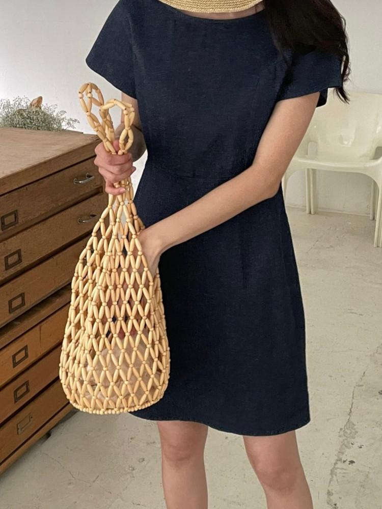 [무료배송/쿠폰] 드온도 생지 데님 원피스