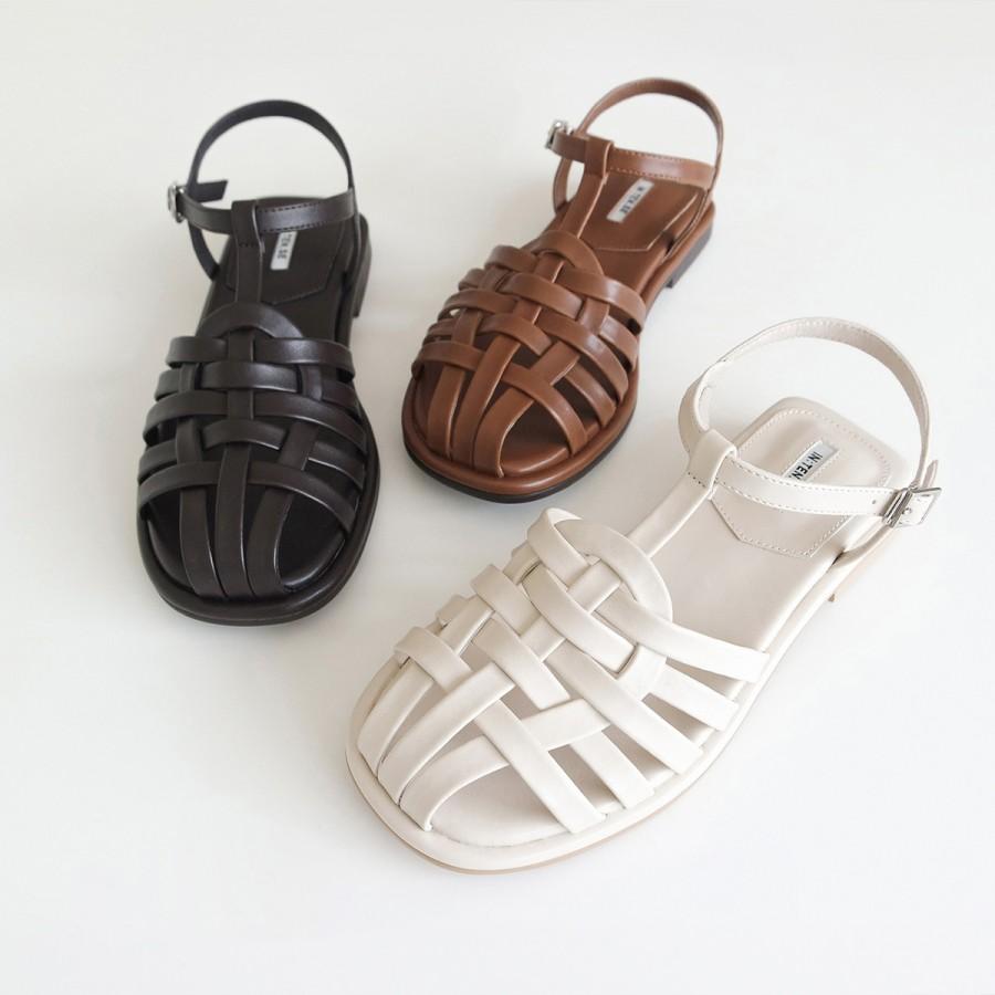 인텐스 by 엘칸토 여성 피셔맨 샌들 1cm LCWW39I526