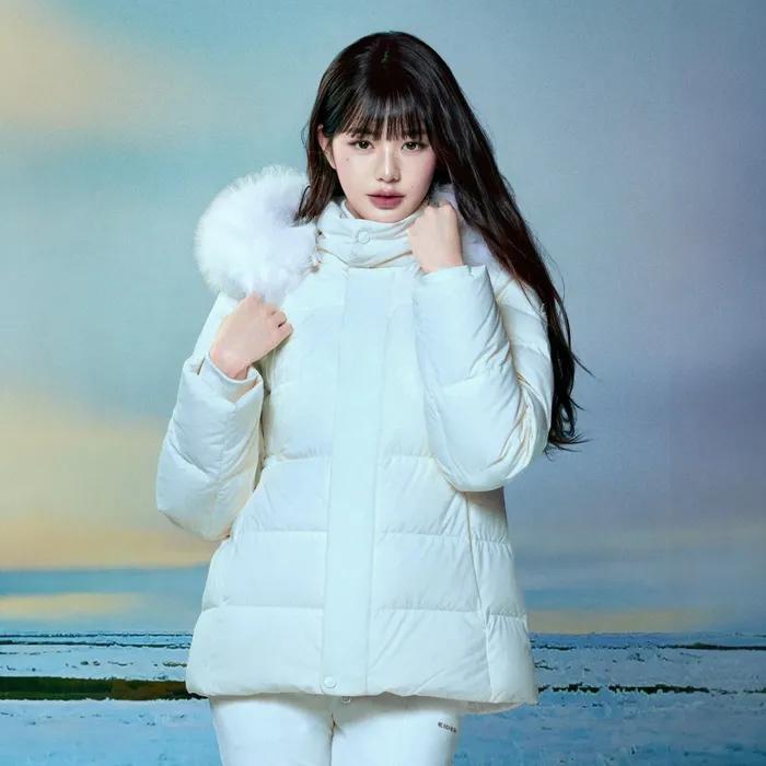 SCARLETT (스칼렛) 여성 베이직 미들 다운 자켓_Cream_DWW25532W6
