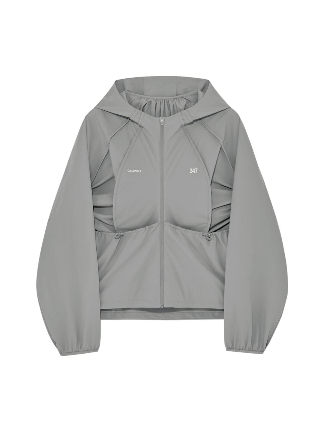 BREEZE RUN TRACK JACKET (GRAY)