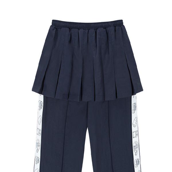 navy jacquard band skirt pants 8/20 발송예정