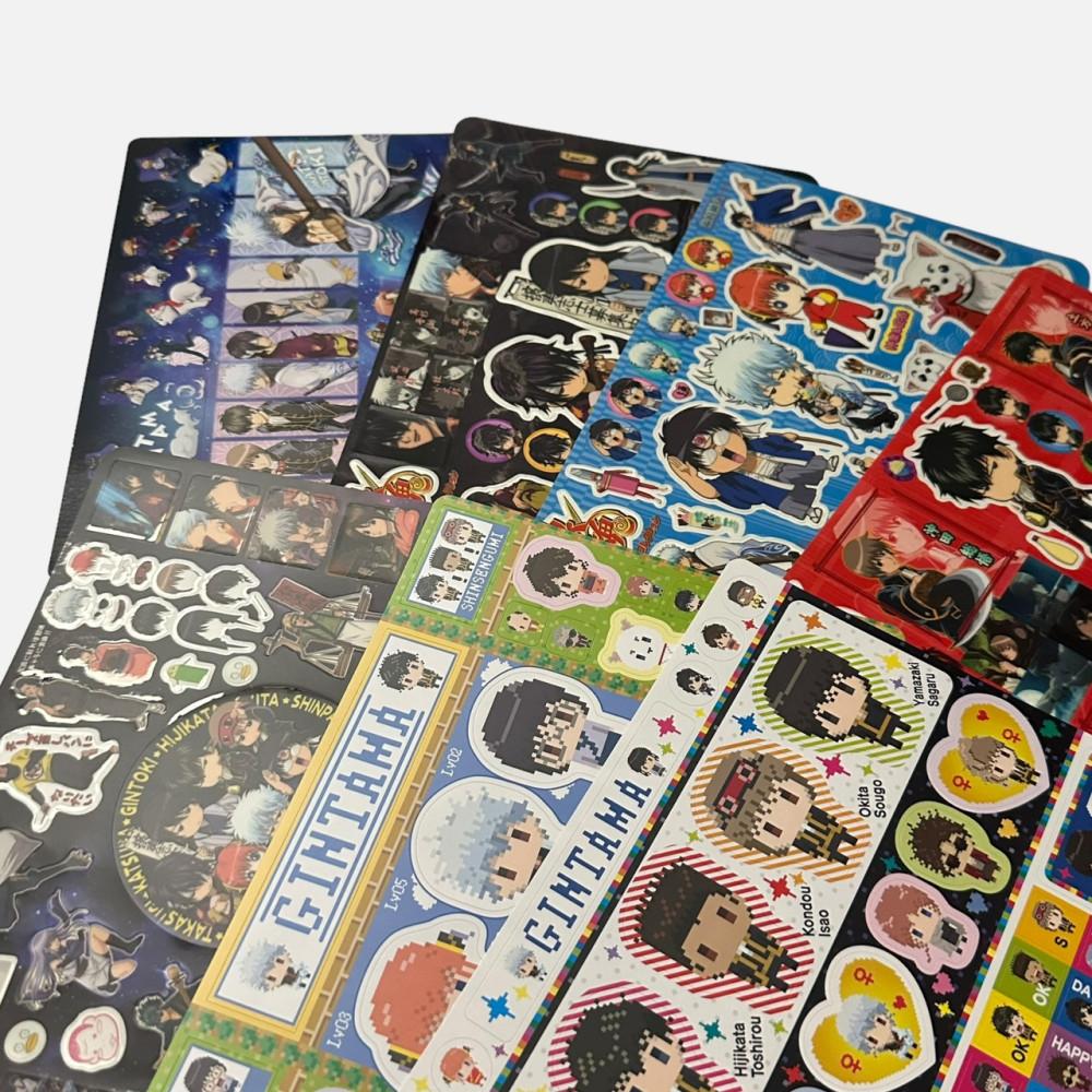 은혼 점보 씰 스티커 7종