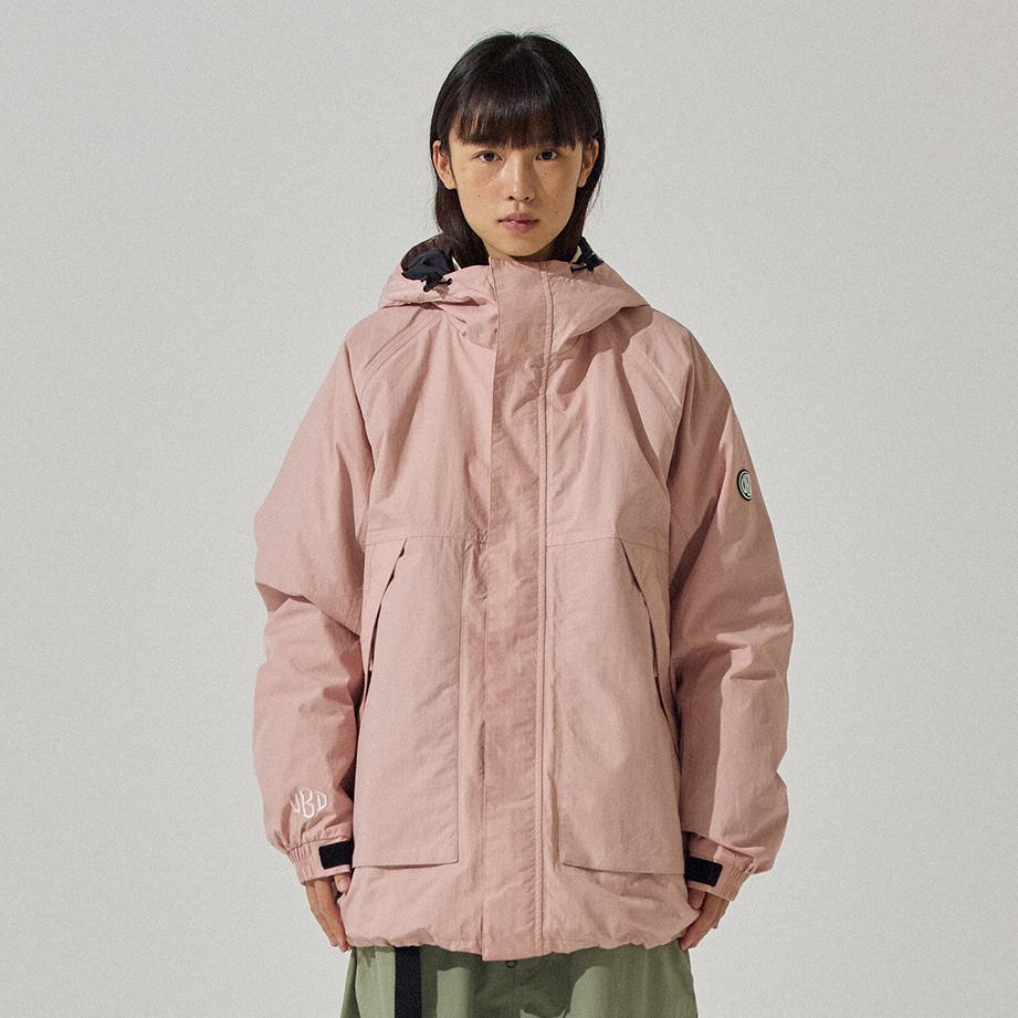 2324 UNBIND OVERSIZED JACKET - INDY PINK 언바인드 스노우보드복자켓 남여공용