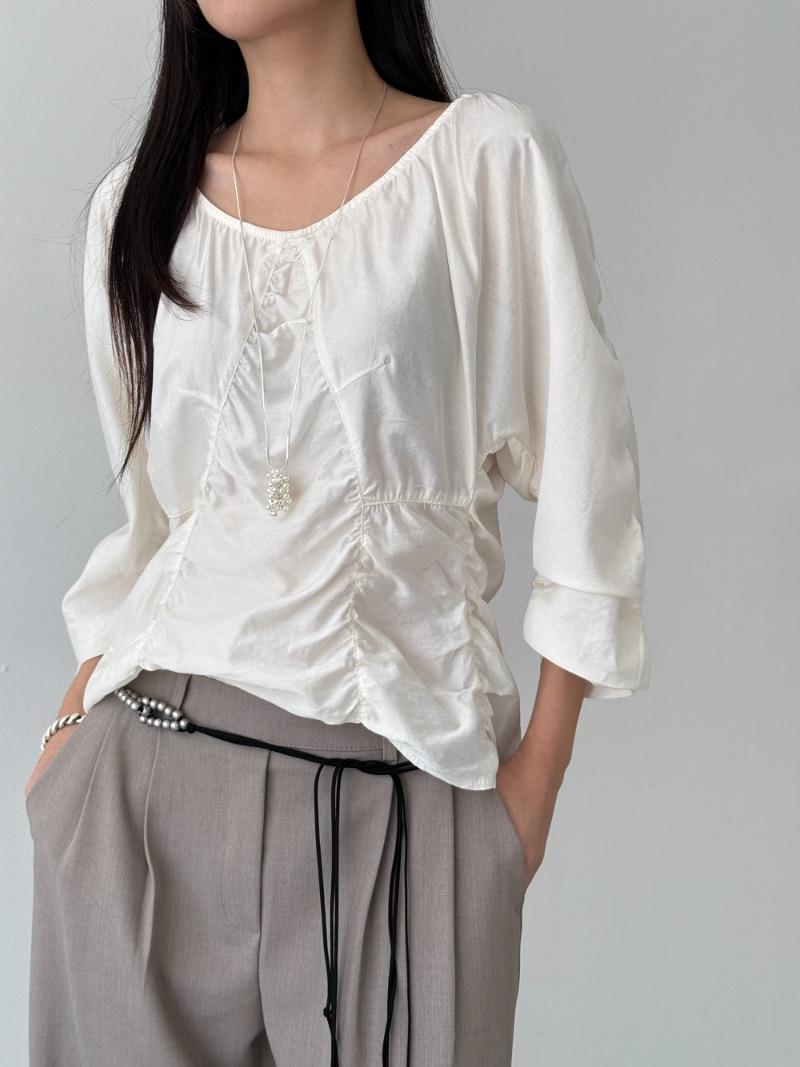 le shirring blouse (2color)