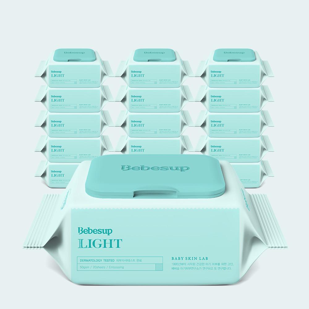 베베숲 라이트 20매 휴대 캡 16팩