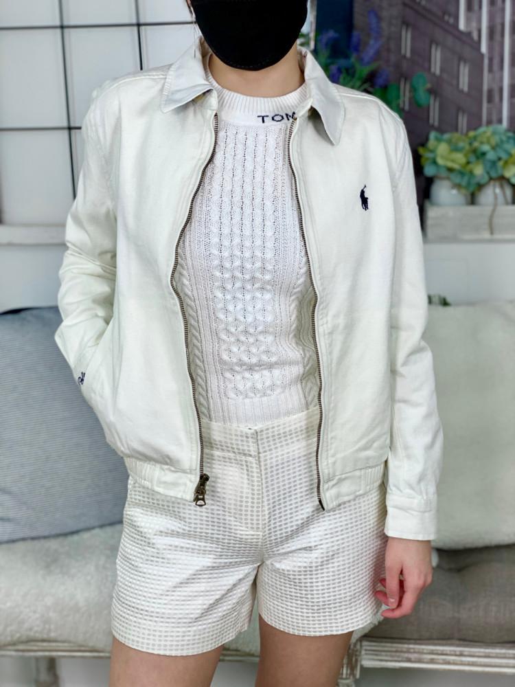 폴로랄프로렌 여성 반다나 패턴 카라넥 풀집업 코튼 재킷 0131, 211839314(3컬러)