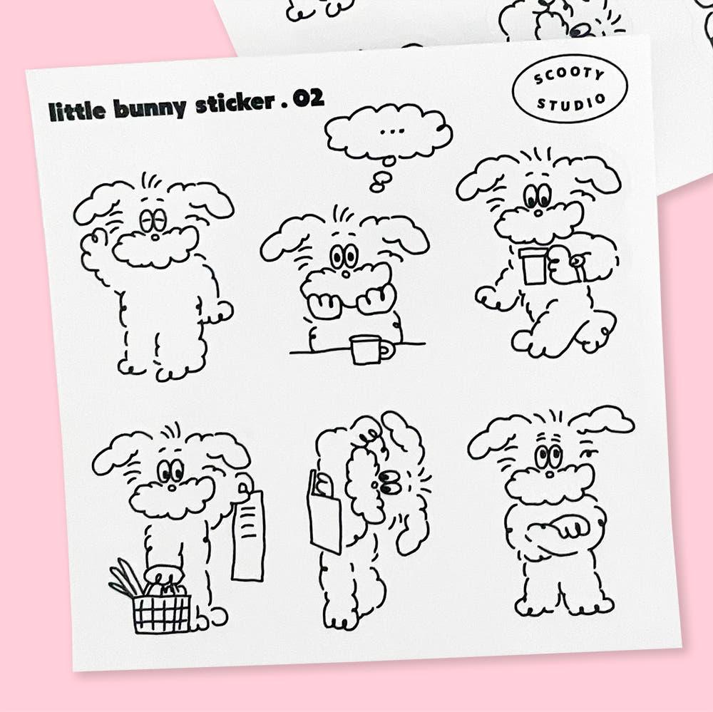 리틀 버니 스티커 02
