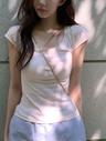 natural button tee_baby pink
