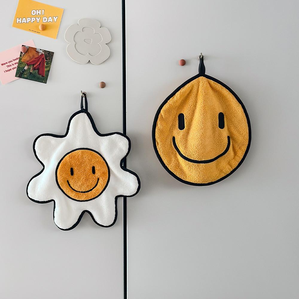 [자체배송] 스마일 주방수건 1set(플라워+해피) : 살다 SALDA