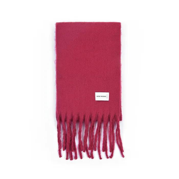 PREMIUM BOLD SOFT MUFFLER_MAGENTA