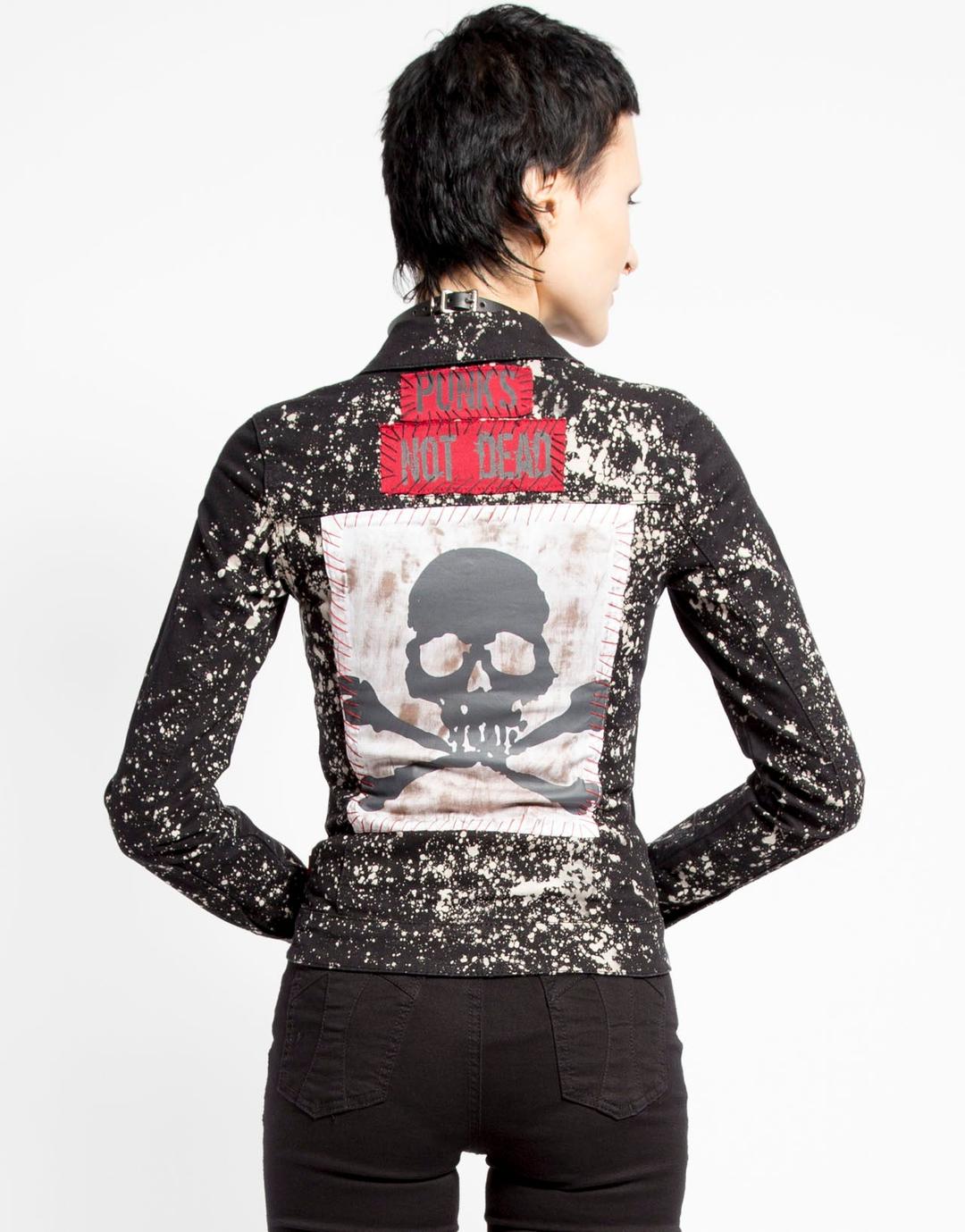 PUNK ALIVE JACKET - Small / BLACK