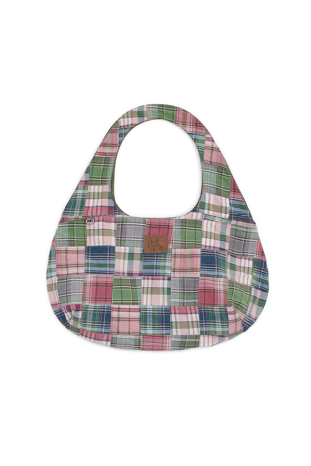 Patchwork reversible tote bag (Pink)