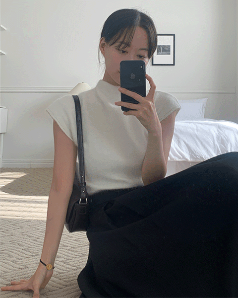 [하이퀄리티](리얼앙고라) 마일드 앙고라 반팔 니트 3color