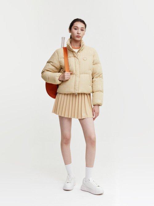 W 데일리 모노그램 다운 점퍼