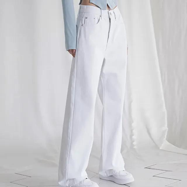 [🎉25% 쿠폰] STRAIGHT WIDE DENIM PANTS WHITE