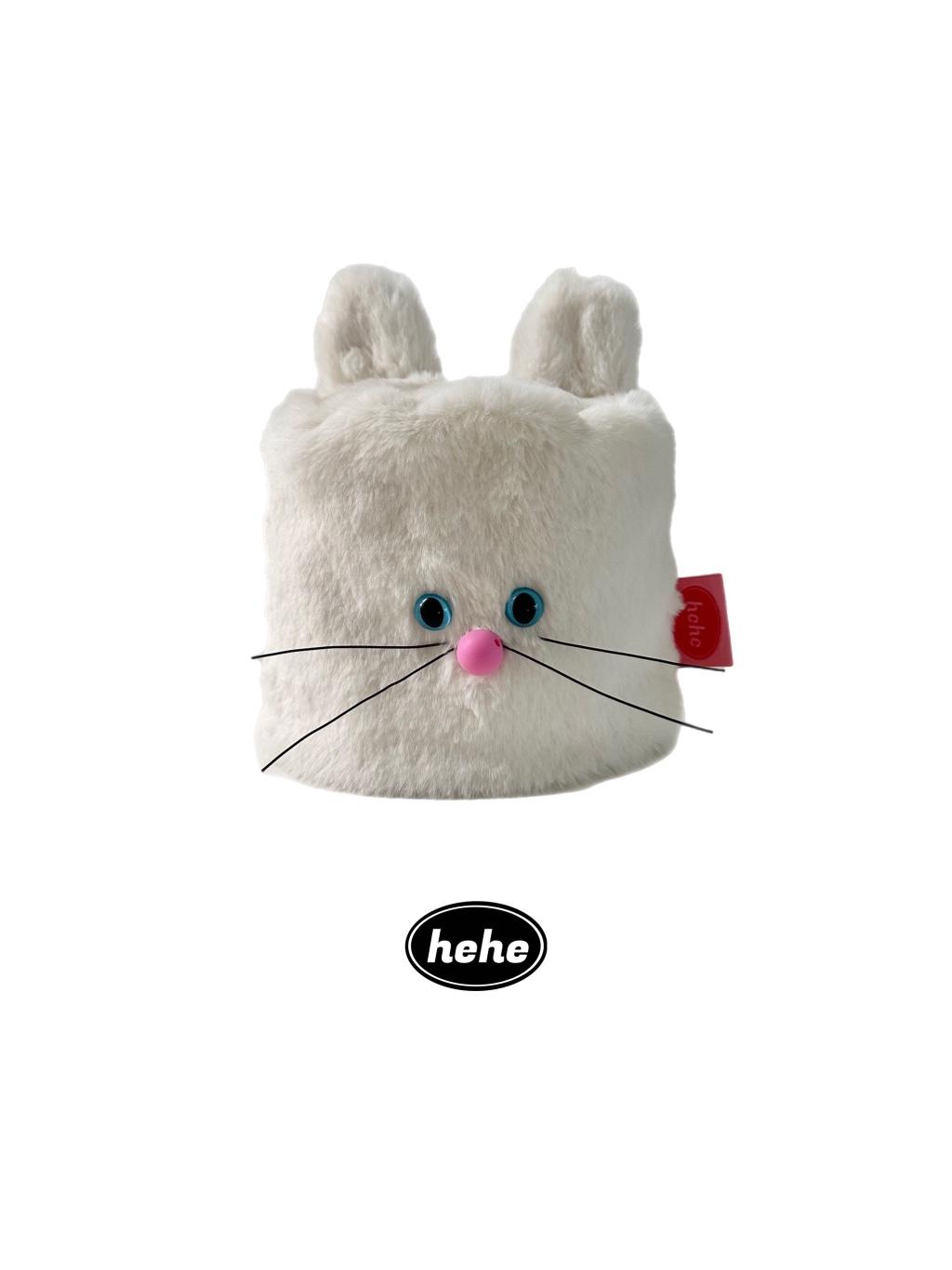 [hehe] 자체제작 화이트페페 두루마리 휴지케이스 Tissue Case