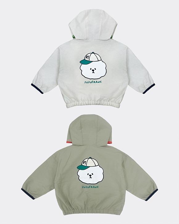 슈슈프랑 프랑이 데일리 바람막이 점퍼