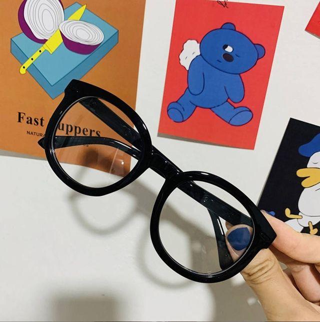 [당일출고/최저가] 빅사이즈 뿔테 두꺼운 라운드 안경테 블루라이트 차단 A-14