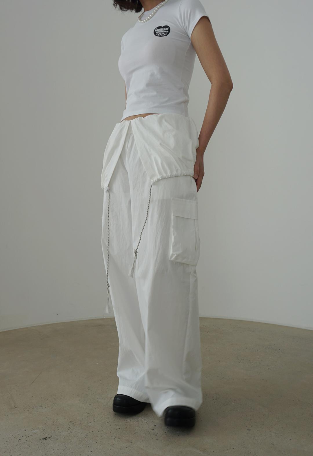 Twoway Wide Cargo Pants, 2color