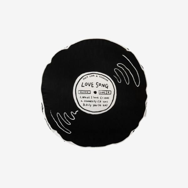 Heedagarden | [원형 쿠션] Love songs vinyl