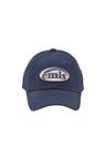 TONE ON TONE WAPPEN BALL CAP-NAVY