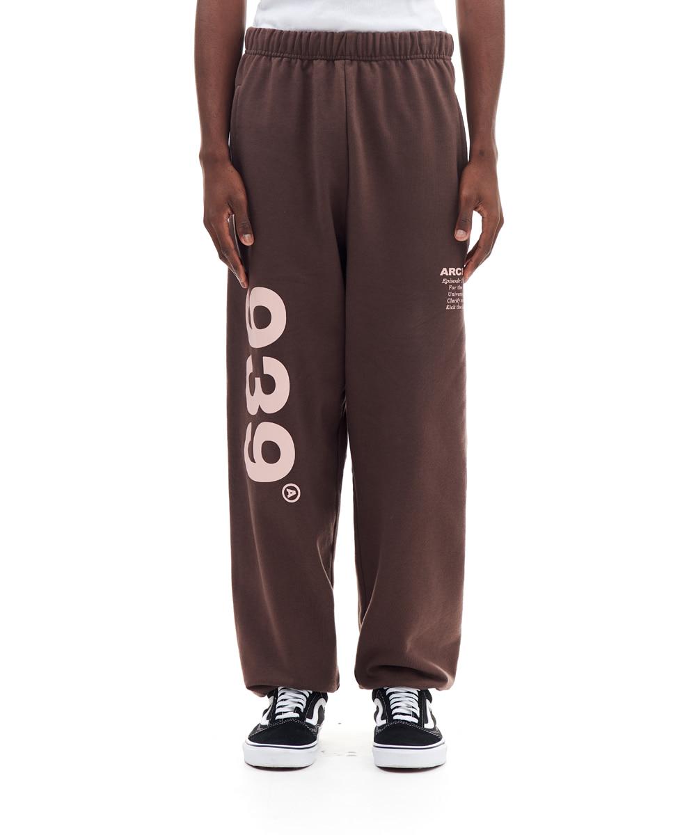 939 LOGO SWEAT PANTS (BROWN)