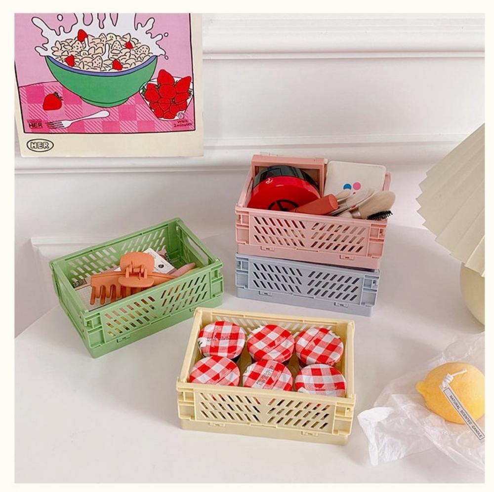 어나더살롱 접이식 폴딩 펜트리 수납바스켓 플라스틱 미니바구니