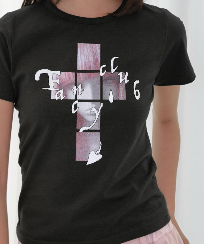 CROSS KIRA TEE (BLACK) F26QB054