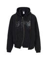 GRAFFITI DOUBLE ZIP HOODIE_BLACK