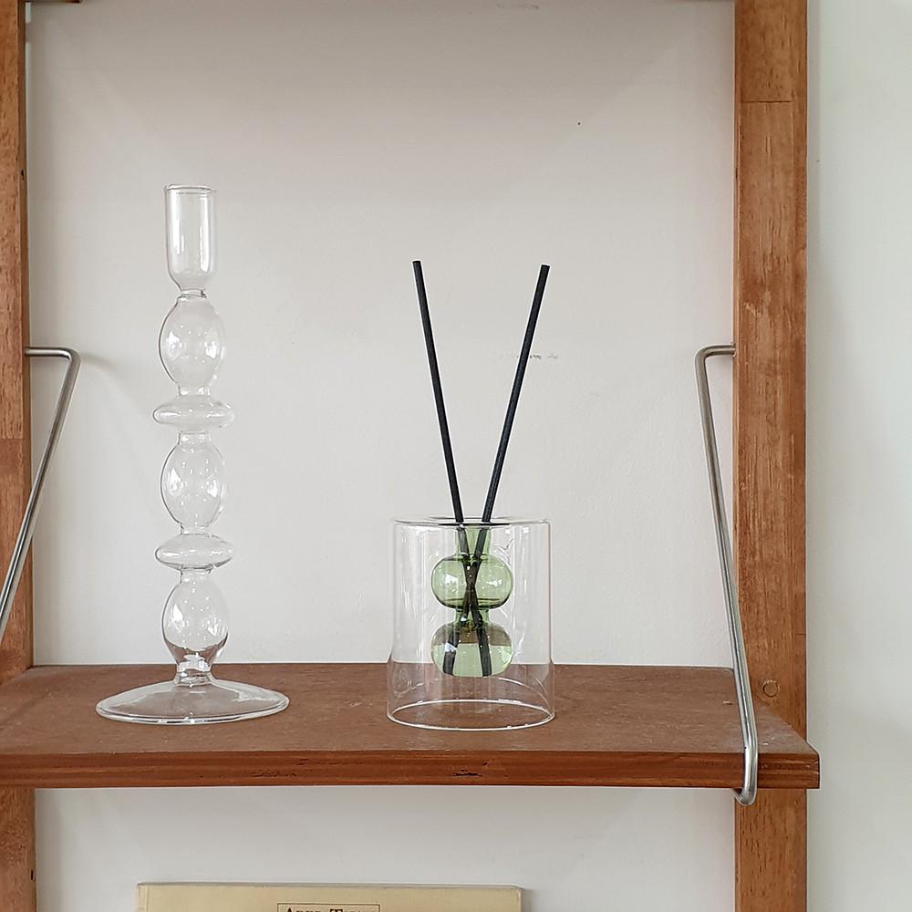 버블 디퓨저 (그린) / 실내 방향제 인테리어 호텔 화장실 리필 리필액 선물