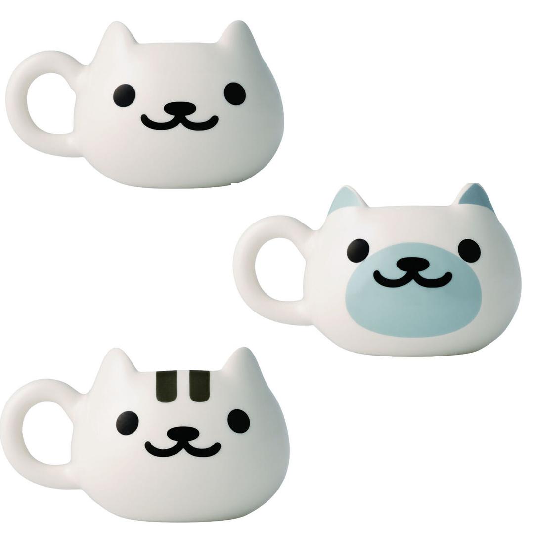 Neko Atsume Face Mugs