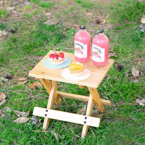 원목 접이식 피크닉 미니 테이블 캠핑 워터저그 받침대