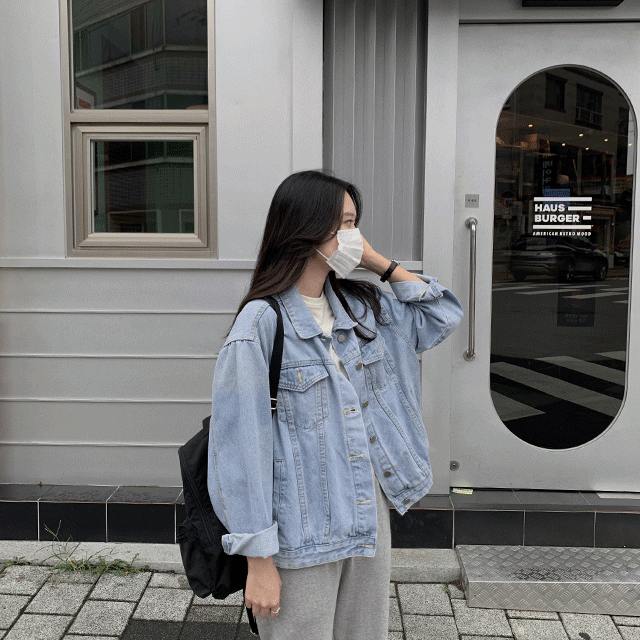 [4차]모먼트 오버핏 청자켓