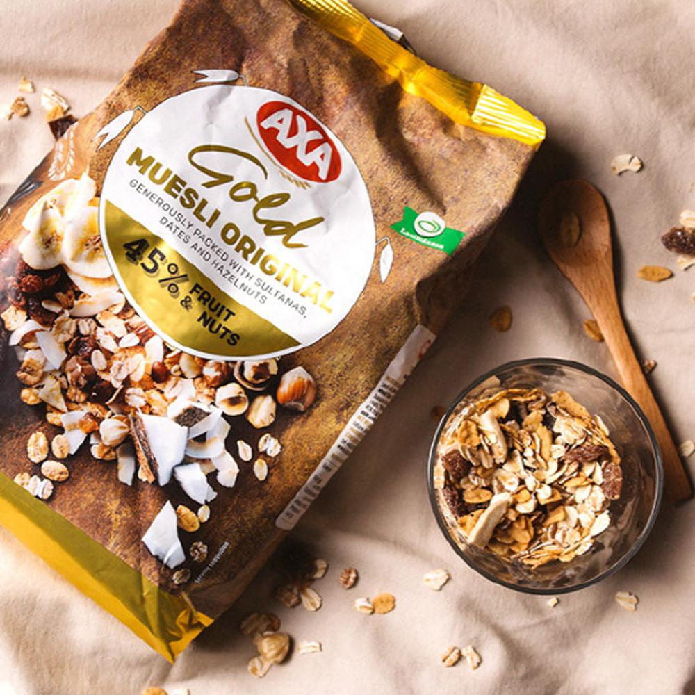 3+1독일 AXA 악사 골드 뮤즐리 통귀리 플레이크 시리얼 그래놀라 오트밀