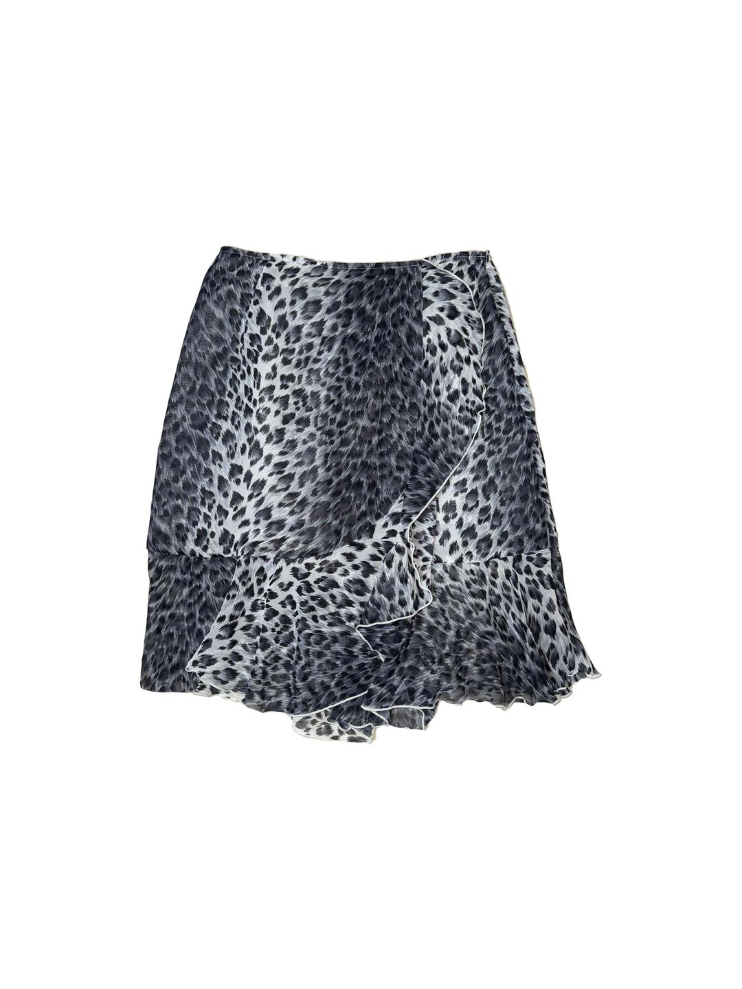 Wild Noir Ruffle Skirt