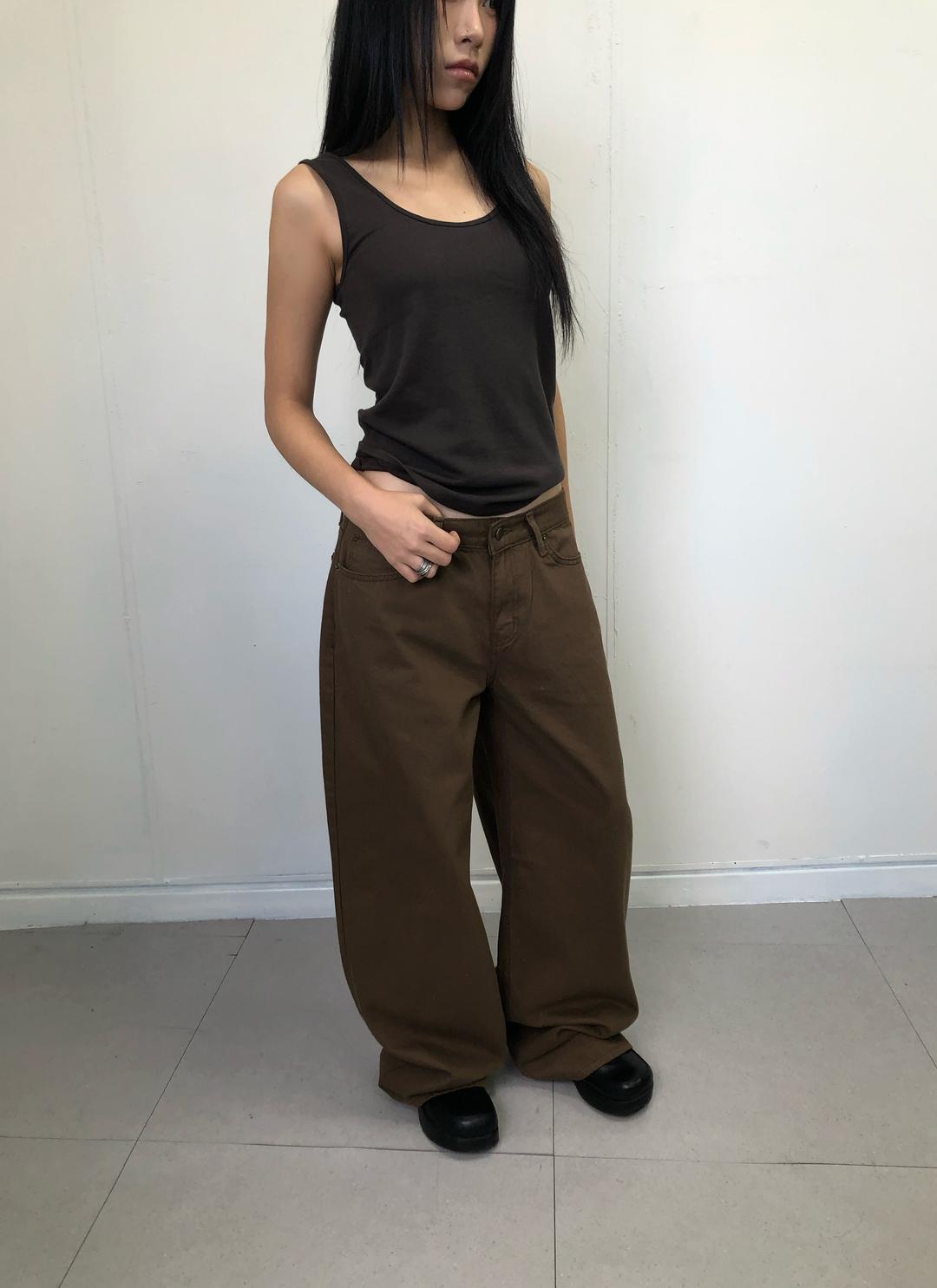 Jad low wide pants (2C)