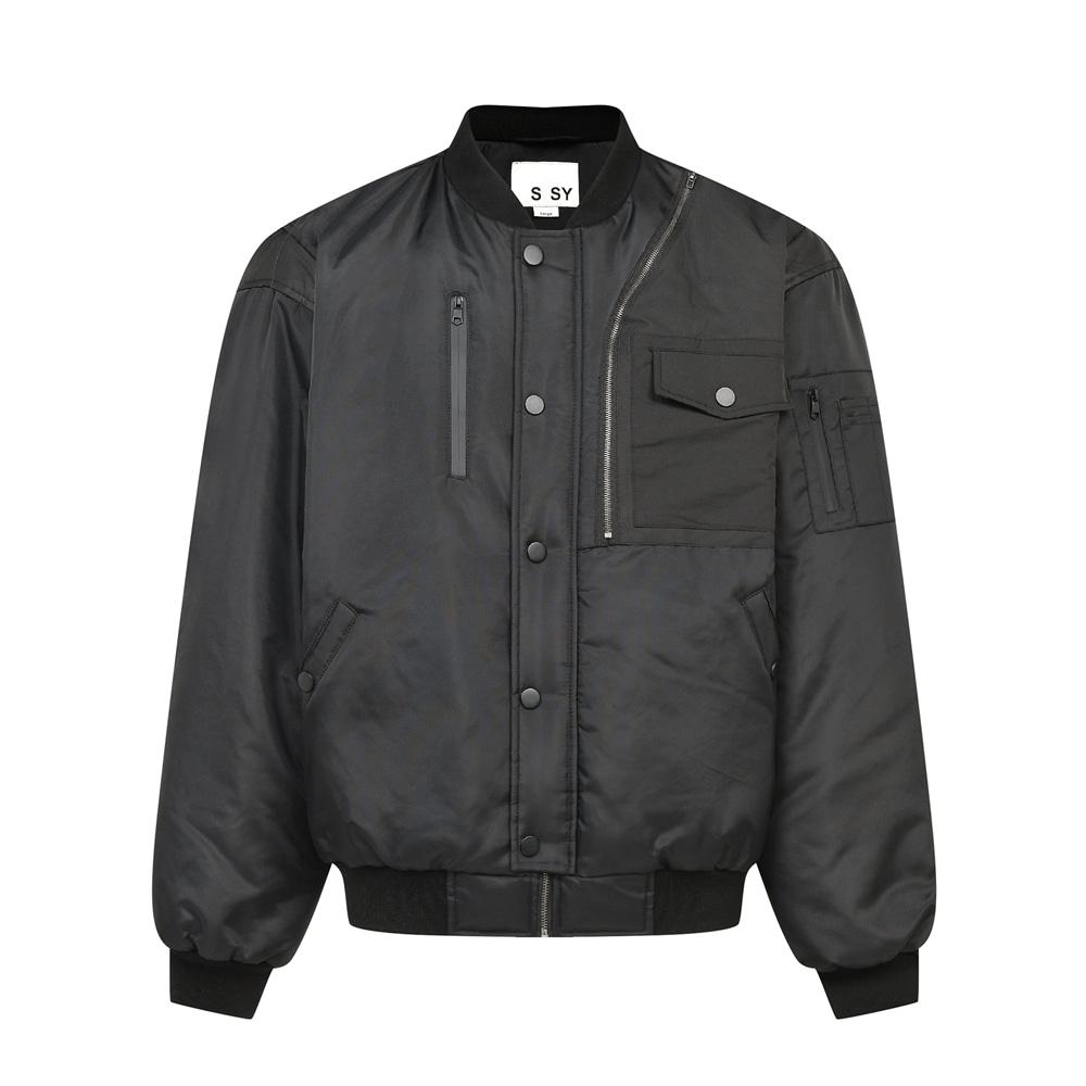 utility chest pocket bomber black