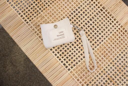 블랙추가❣️이니셜각인 스퀘어 카드지갑 파우치