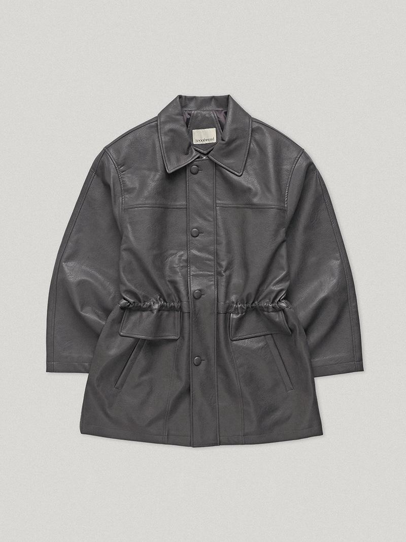 Gray Peretti Leather Jacket (2nd)