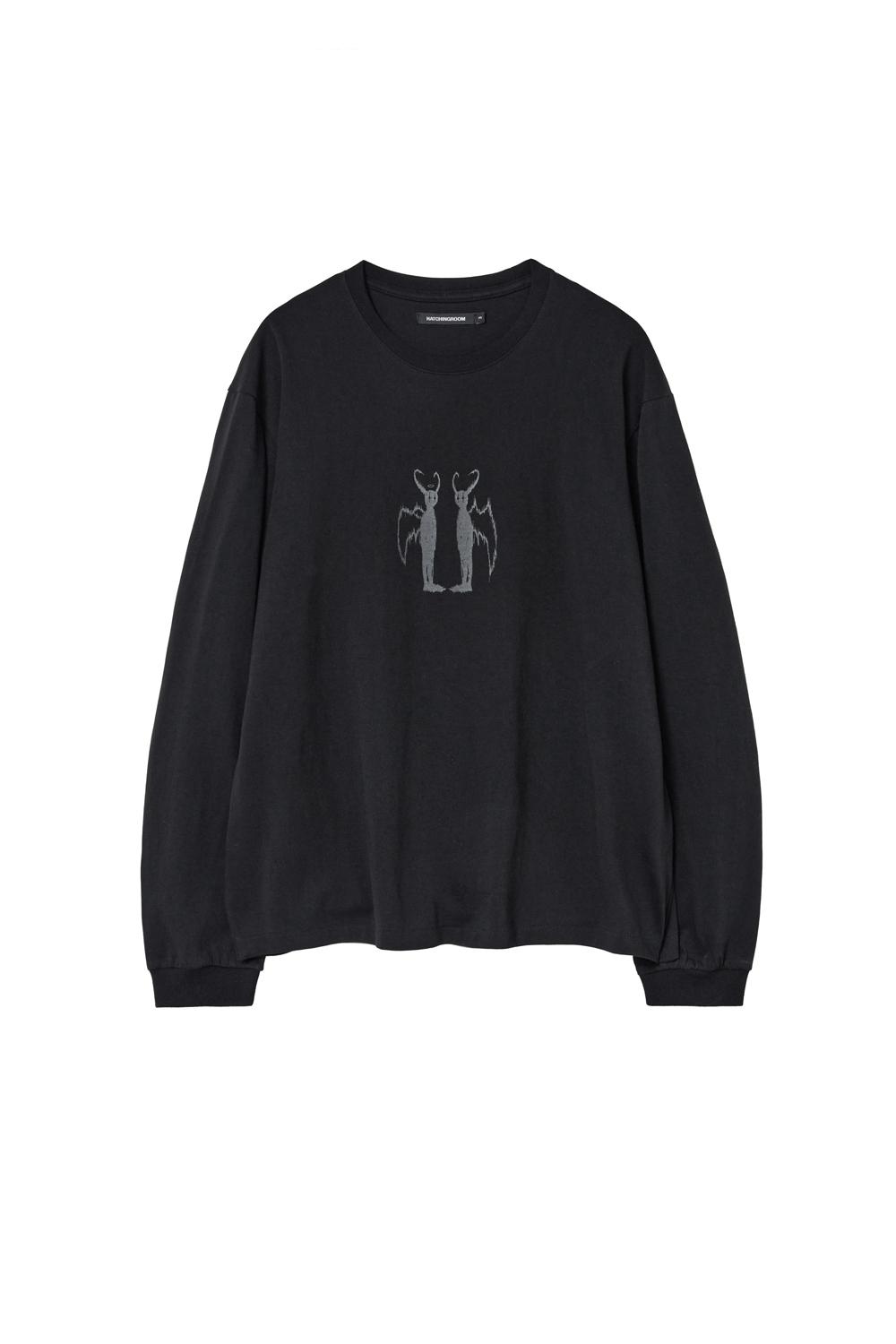 Devil & Angel Tee Black