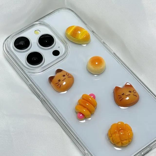 [신상할인🖤✨]빵순이 레진 폰케이스🥖🍞🥐