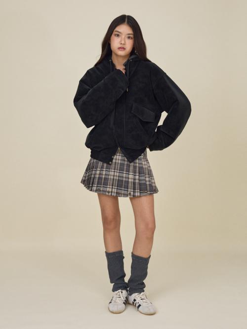 URBAN SUEDE JUMPER (BLACK)