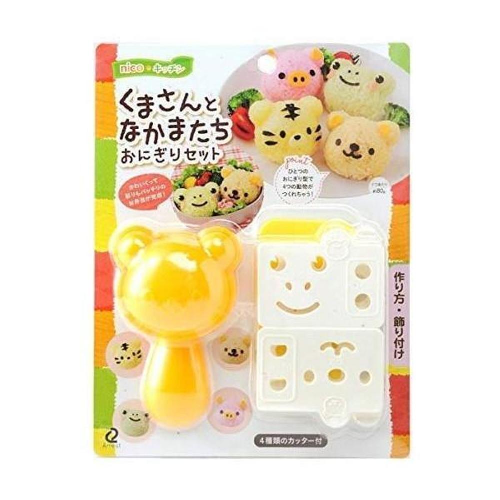 곰과 친구들 주먹밥틀 세트