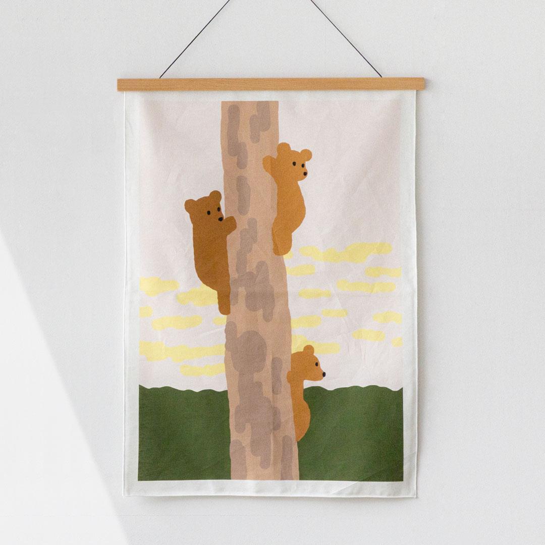TREE&BEARS FABRIC