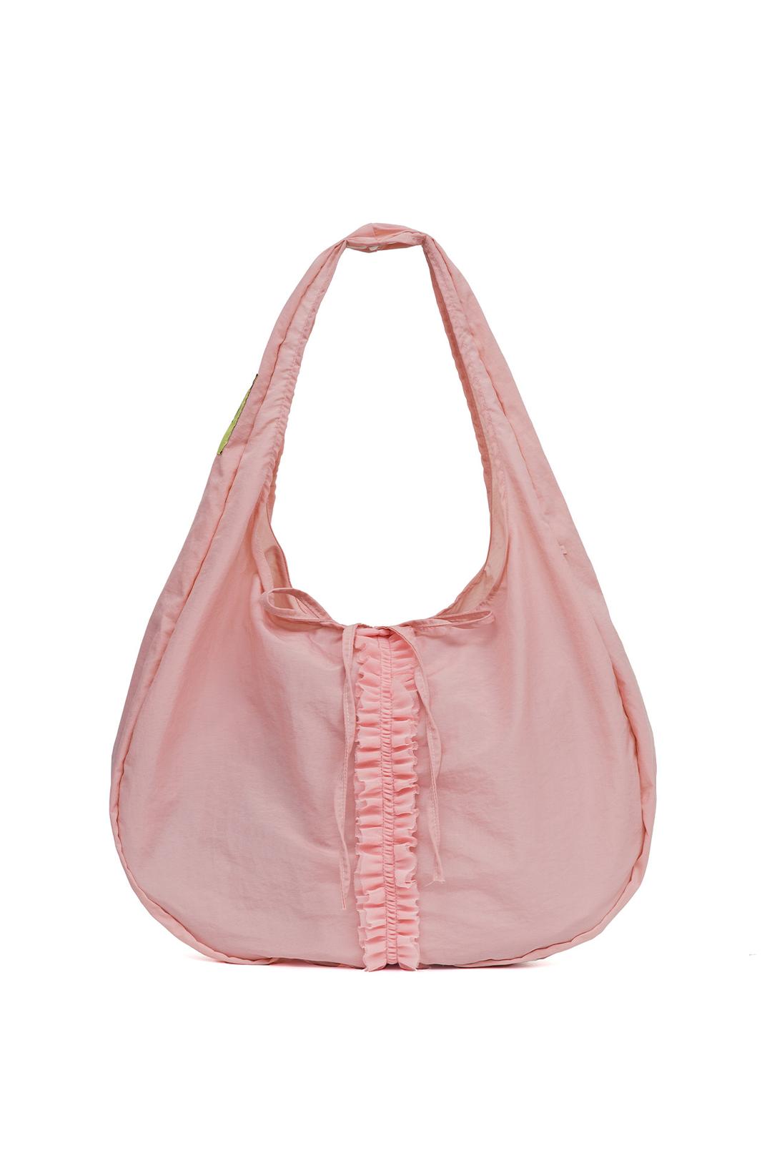 [X MA JOURNÉE] 프릴 호보 백  frill hobo bag (pink)