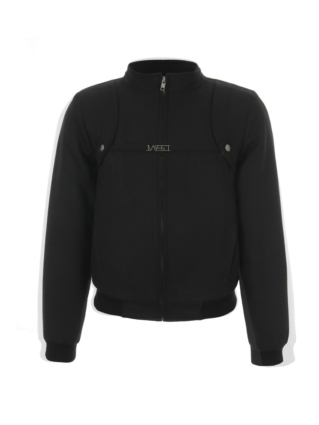 Belted bomber jacket 001