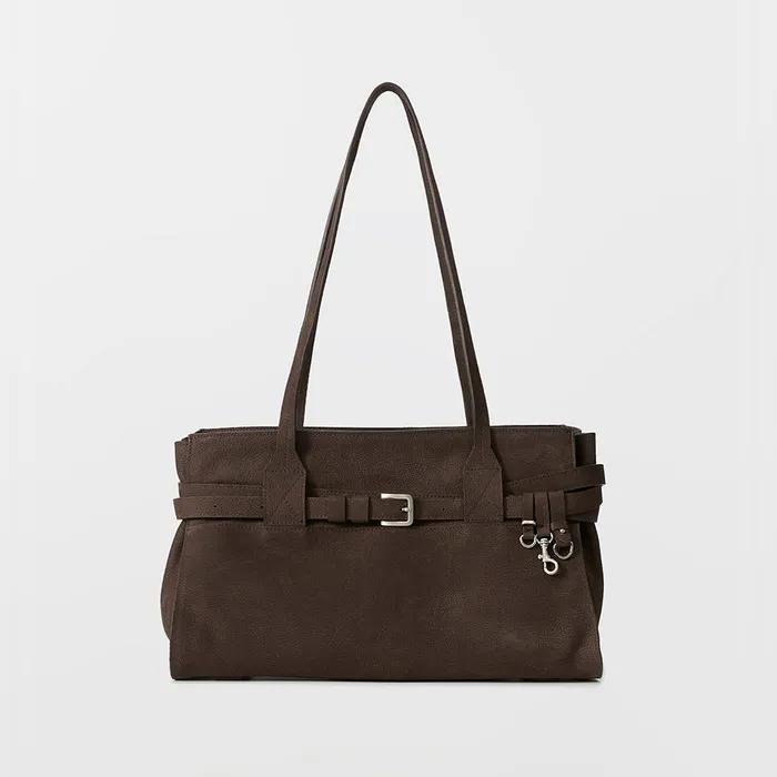Medium buckle shoulder bag